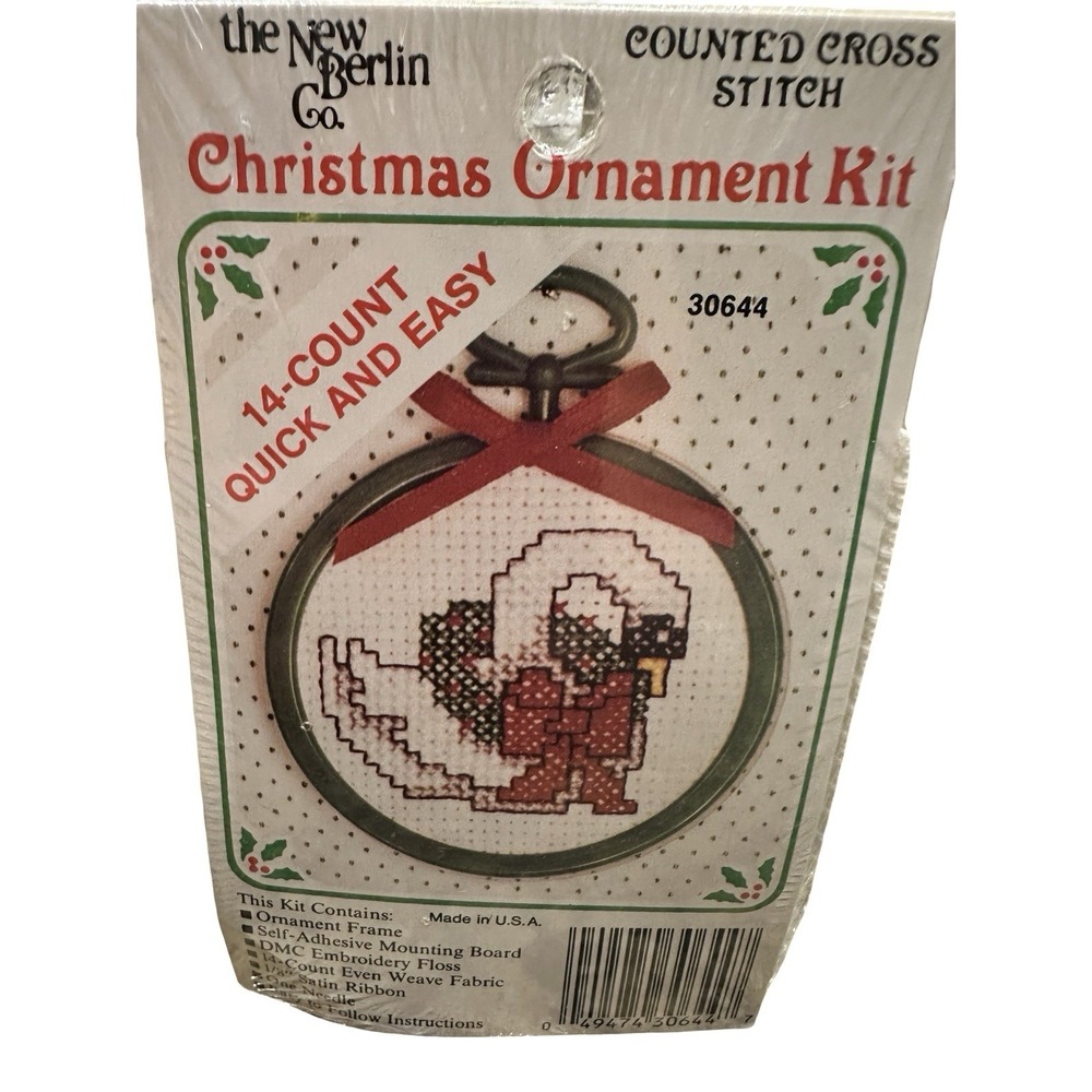The New Berlin Swan Ornament 30644 Counted Cross Stitch Christmas NEW Christmas
